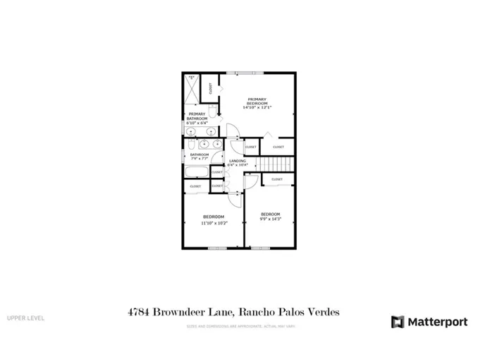 Upper Level Floor Plan