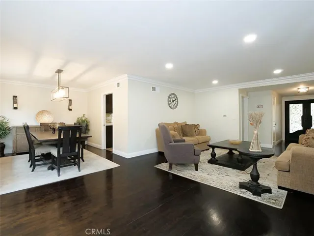 Living Room and Formal Dining Area