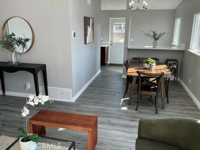 Living Room with Dining Area.