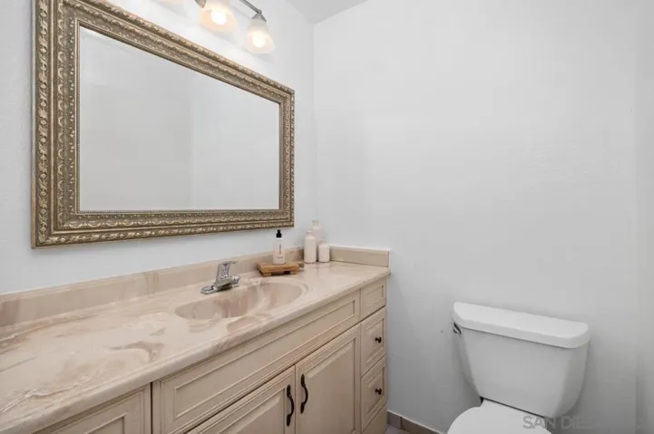 Downstairs half-bath.