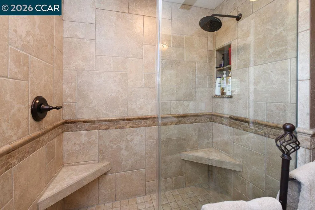 Doorless Tiled Stall Shower