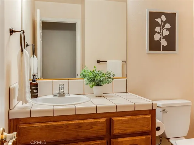 Half bath on main level.