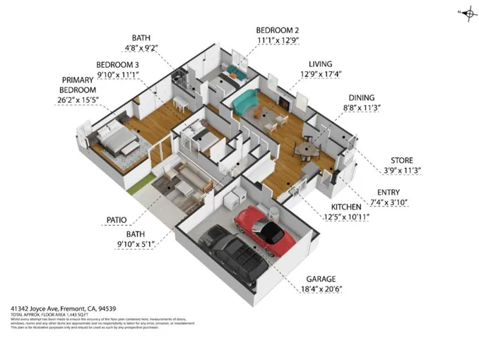 41342 Joyce Avenue, Fremont, California 94539