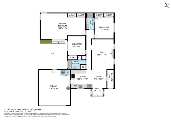 41342 Joyce Avenue, Fremont, California 94539