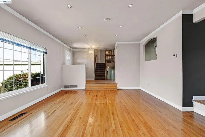 View of Living Room Facing Entry