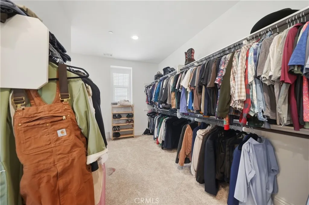 Large primary closet