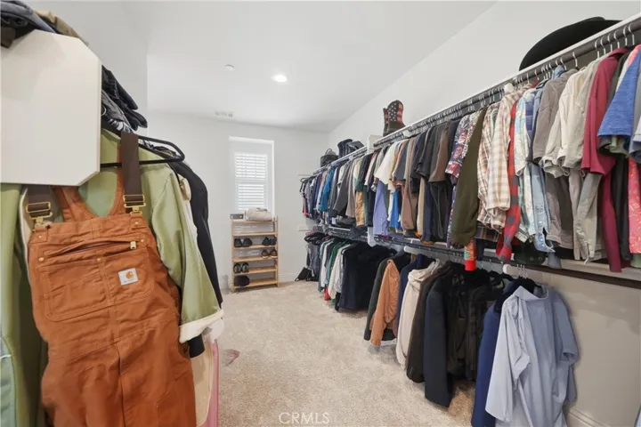 Large primary closet