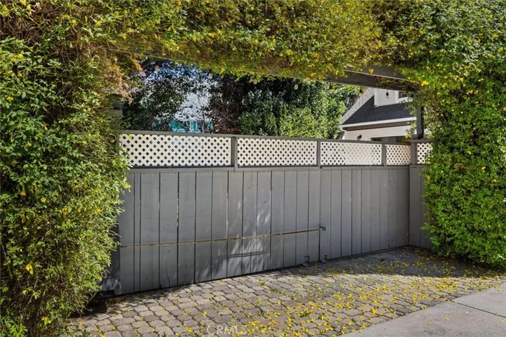 Private automatic gate for Garage and ADU access.