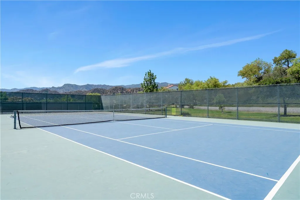 Community tennis court