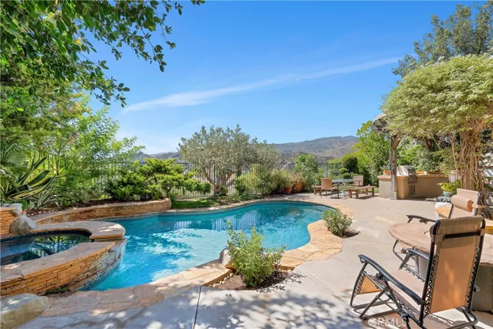 Pool and spa and panoramic views
