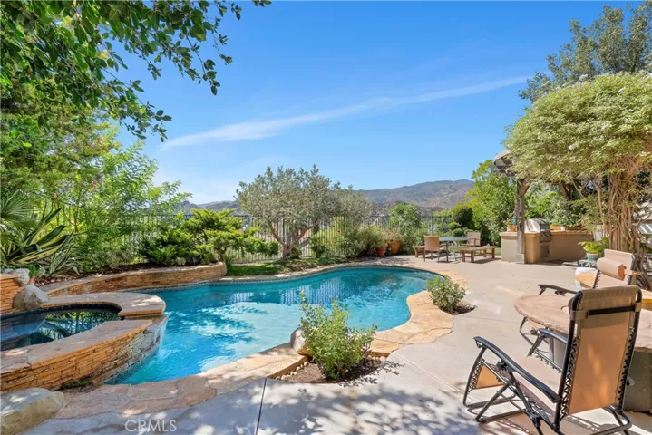Pool and spa and panoramic views