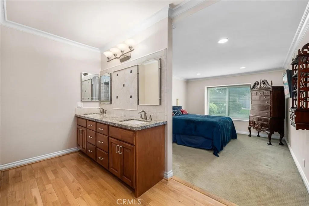 Large primary suite.