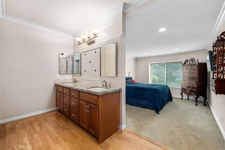 Large primary suite.