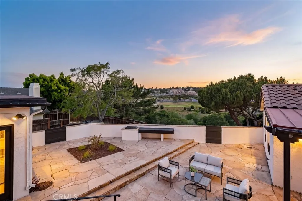 Backyard at Sunset