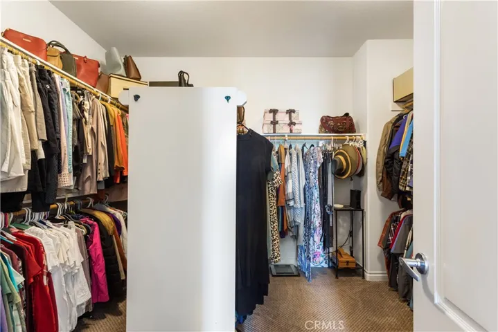Primary walk in closet