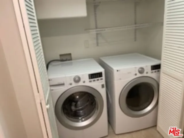 Washer & Dryer in unit.