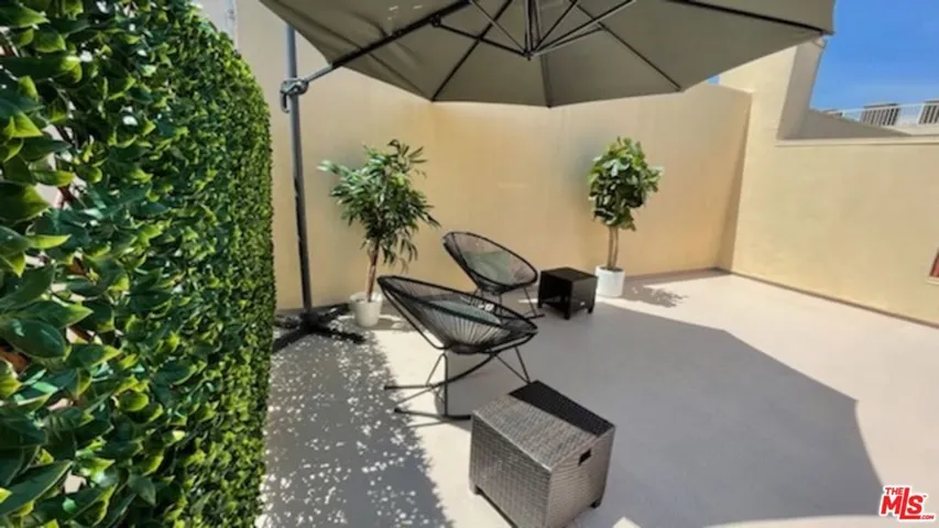 Private outdoor area.