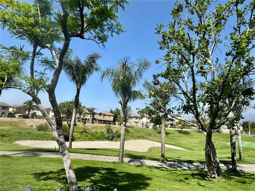 Golf course view from backyard