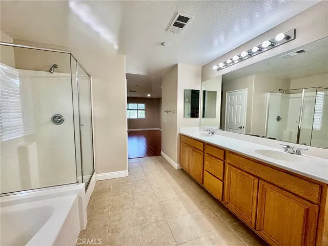 Upstairs master bathroom