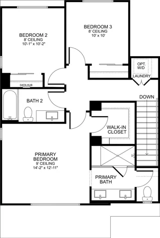 Representative floorplan third floor