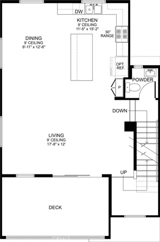 Representative floorplan second floor