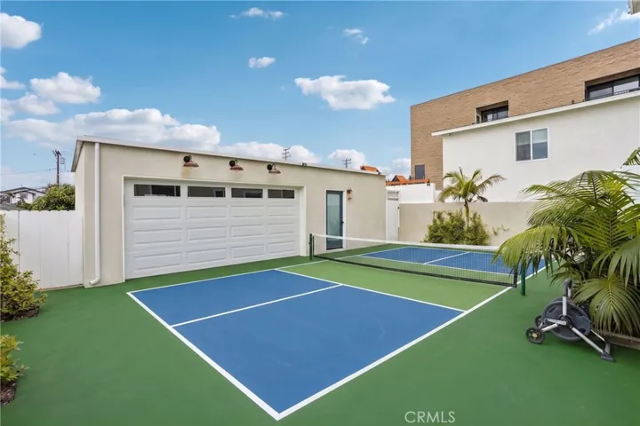 Virtually reimagined as a pickleball court