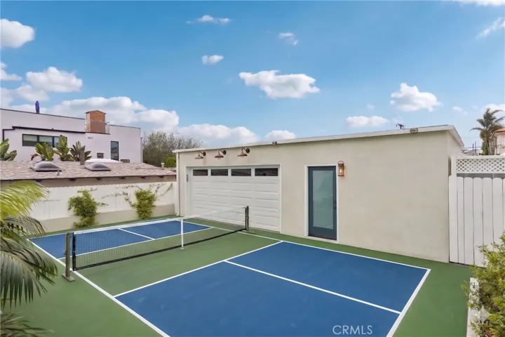 Virtually reimagined as a pickleball court