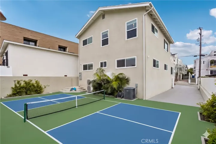 Virtually reimagined as a pickleball court