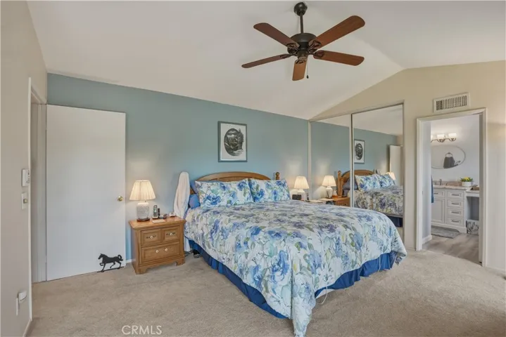 Primary en-suite with two closets
