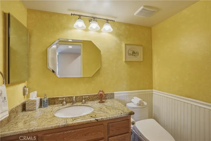 Downstairs half bath