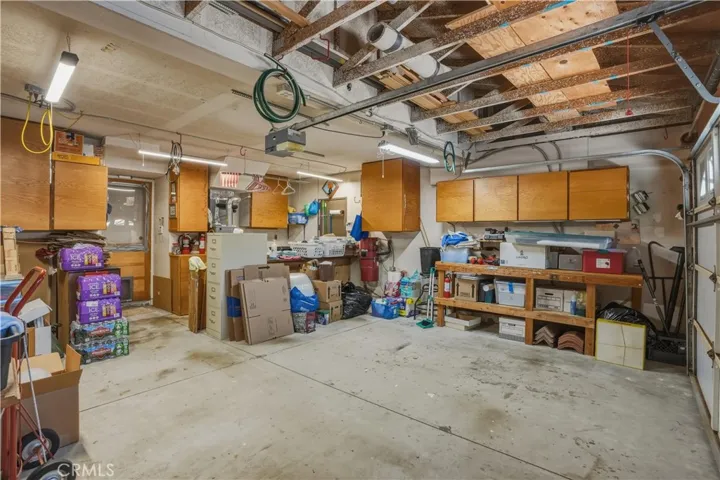 Garage with laundry