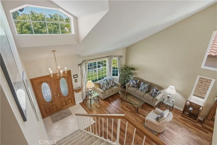 View from the stairs