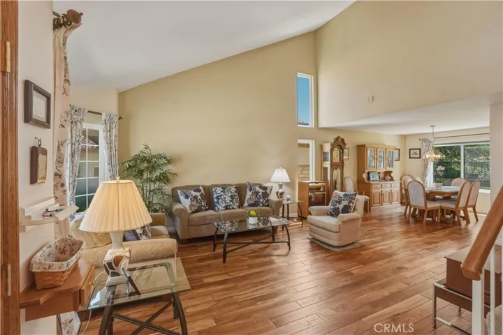 Light and bright Living room with engineered wood flooring
