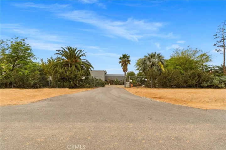 View of the back entrance from the house