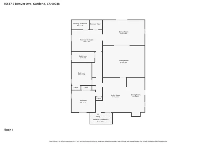 15517 S Denver, Gardena, California 90248