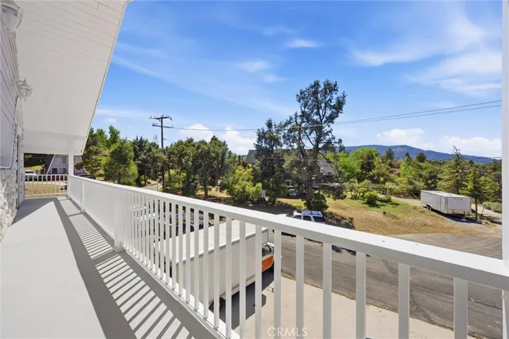 Wrap around deck with mountain views