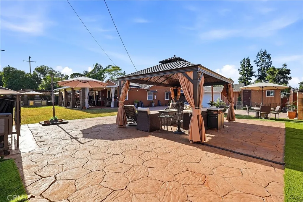 Beautiful stamped concrete.