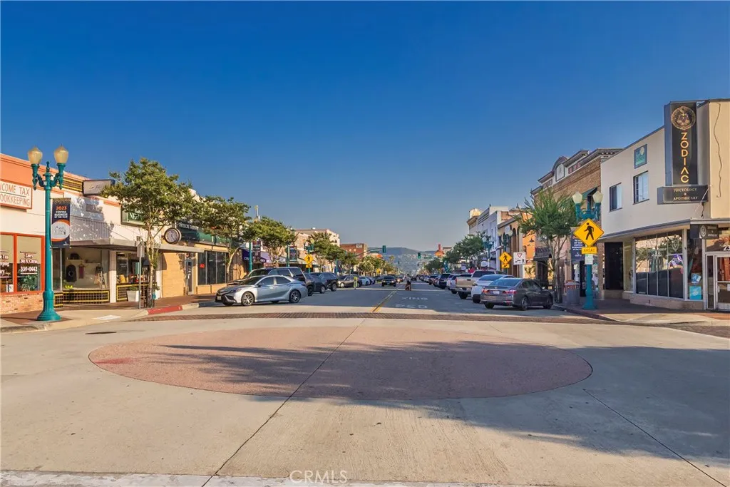 Walking to downtown Covina