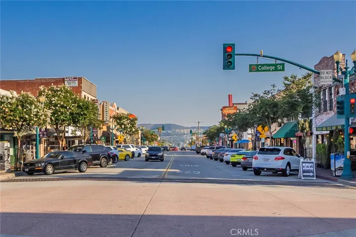 Walking to downtown Covina