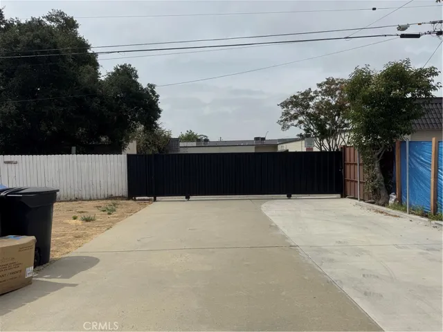 private gated backyard
