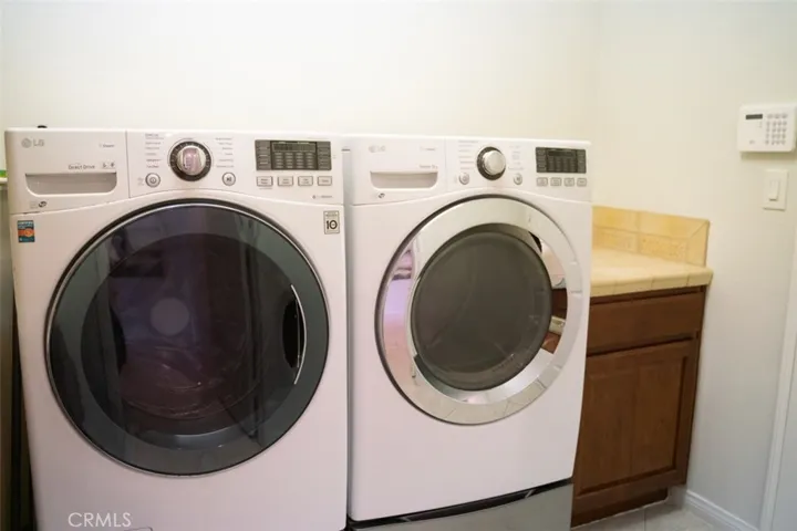 Dedicated laundry room