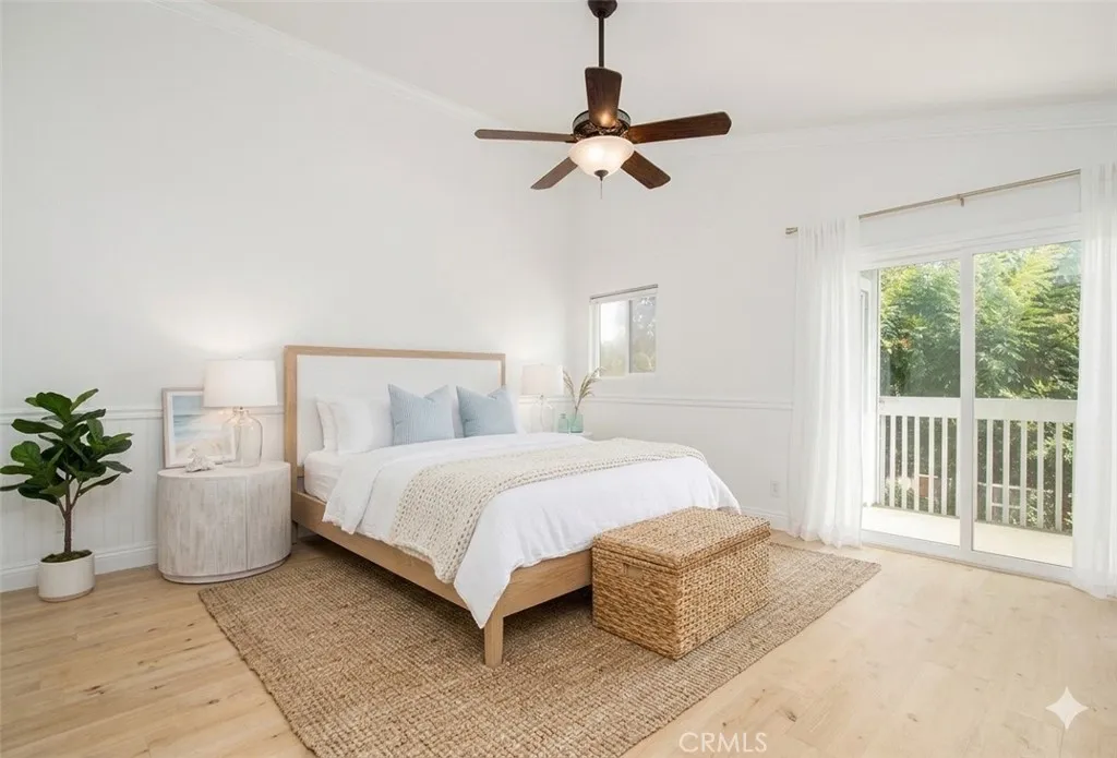Virtually staged bedroom 2