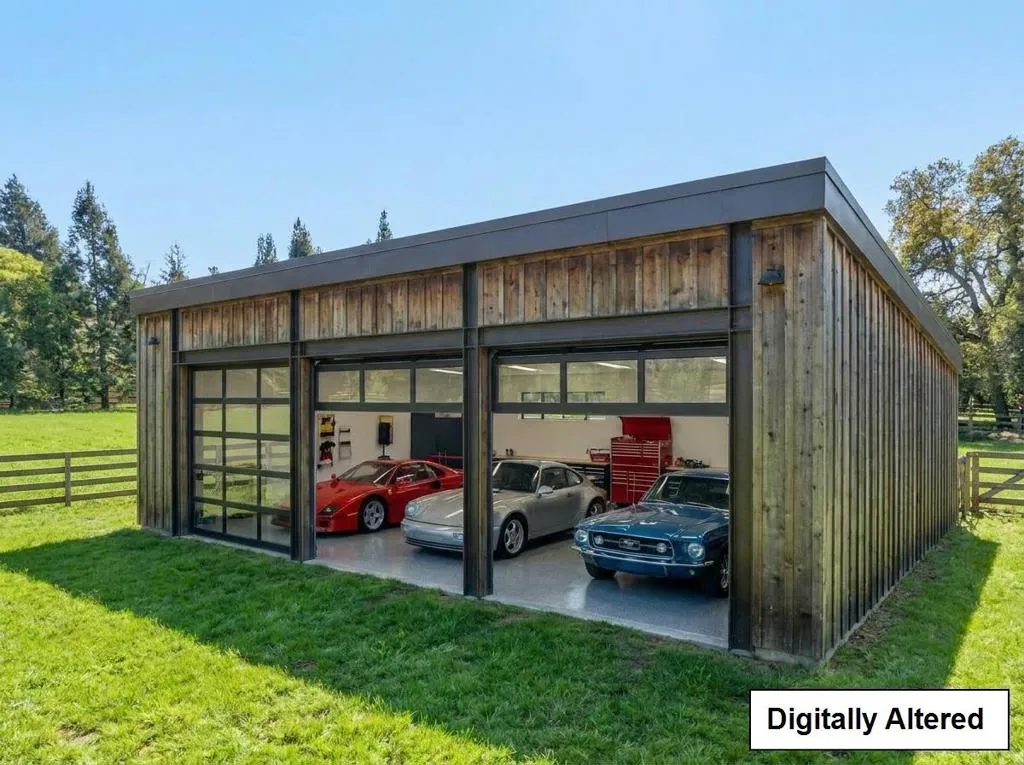 Ai Car Collector Garage- as a concept in back lot.