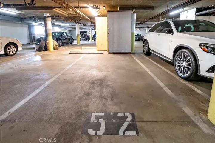 1st Assigned Parking with Storage Cabinet