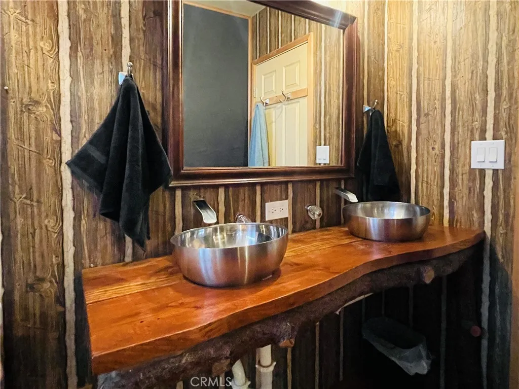 Custom-designed vanity with dual sinks
