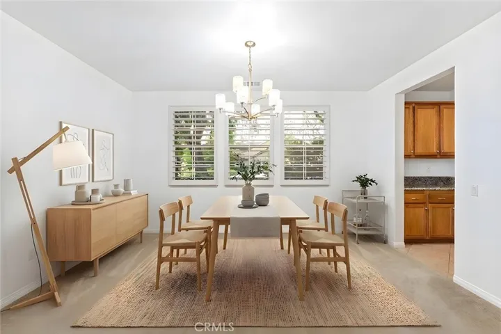 Formal Dining Room, Virtually Staged