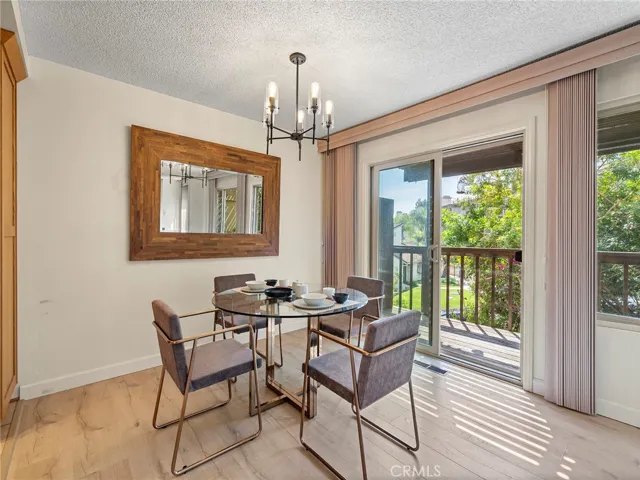 Balcony attached for outdoor dining