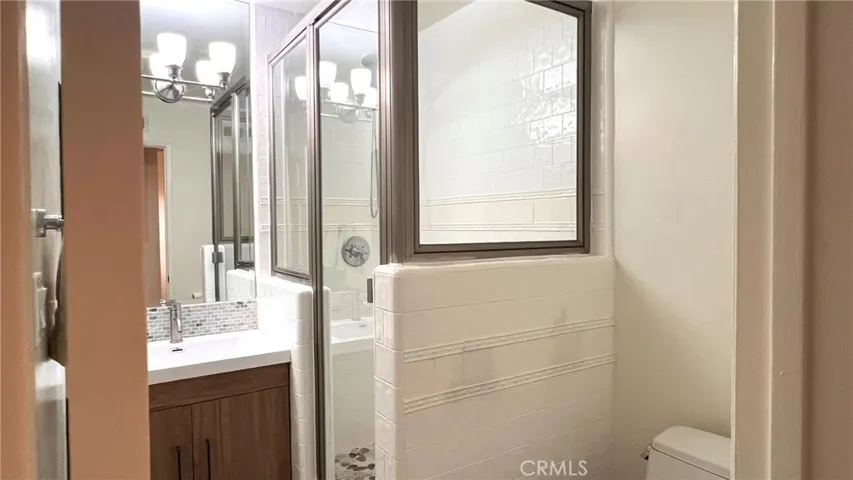 Hallway bathroom