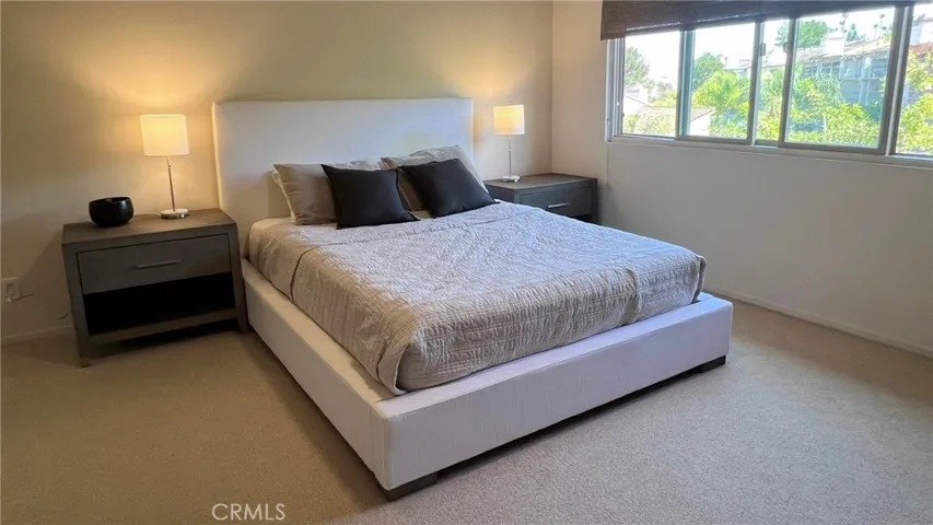 Spacious, warm and bright primary suite