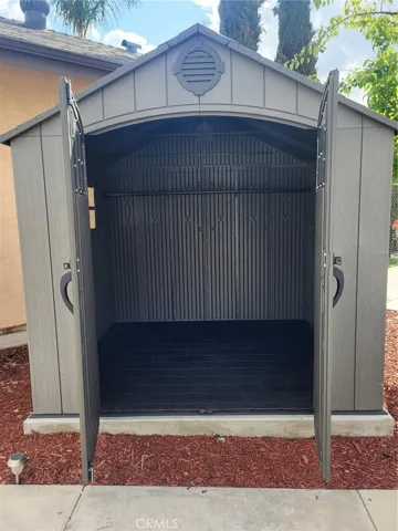 Shed for storage